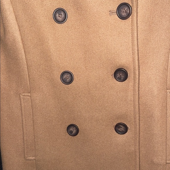 Old Navy Women's Camel Peacoat - Picture 2 of 12